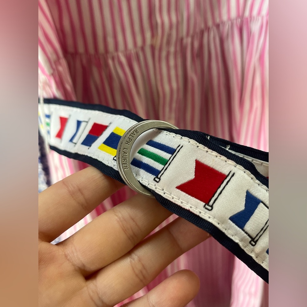 Pink striped Polo Ralph Lauren Dress - Picture 5 of 5